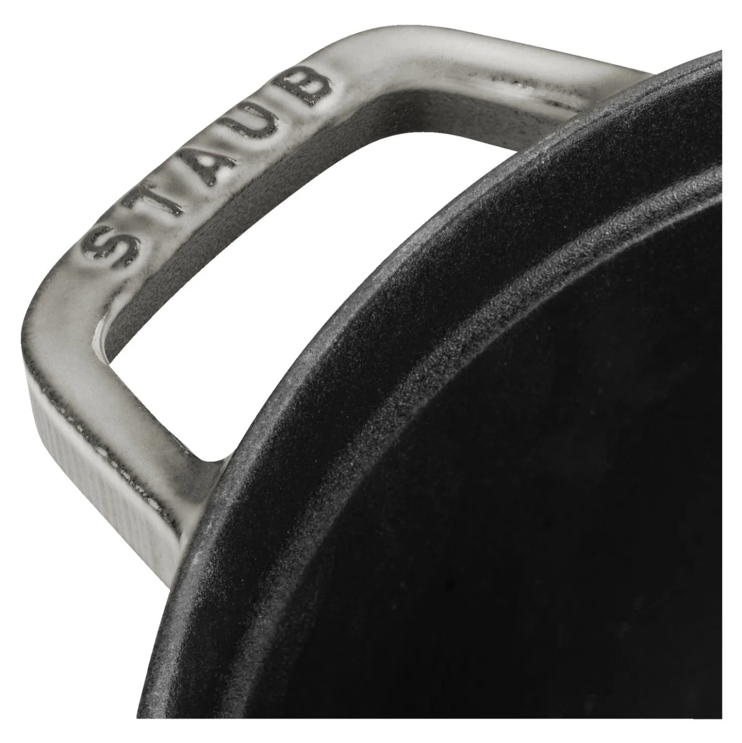 Cocotte 16 cm, Rond(e), Gris graphite, Fonte
