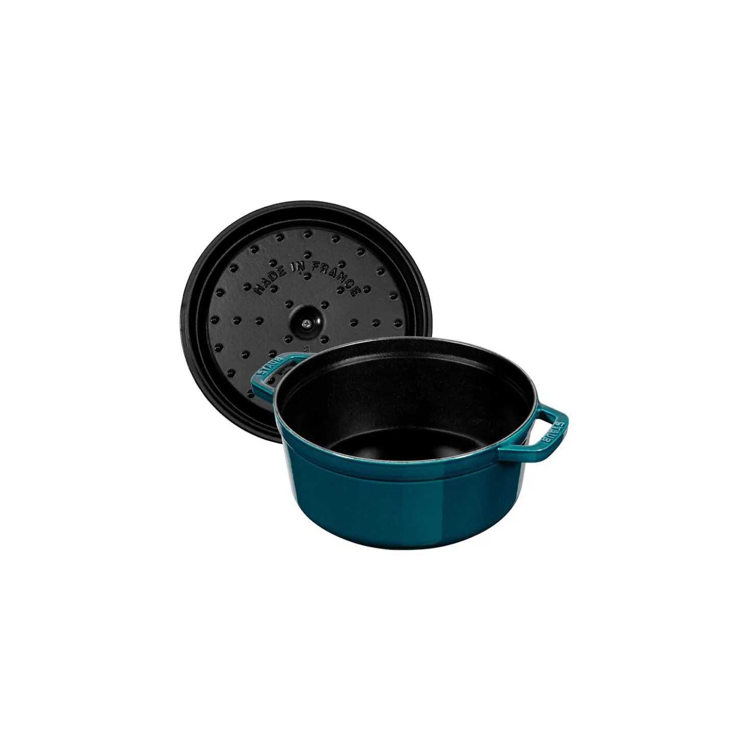 Cocotte 22 cm, Rond(e), La Mer, Fonte