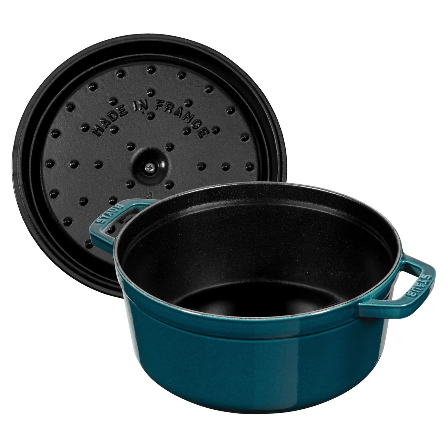Cocotte 24 cm, Rond(e), La Mer, Fonte