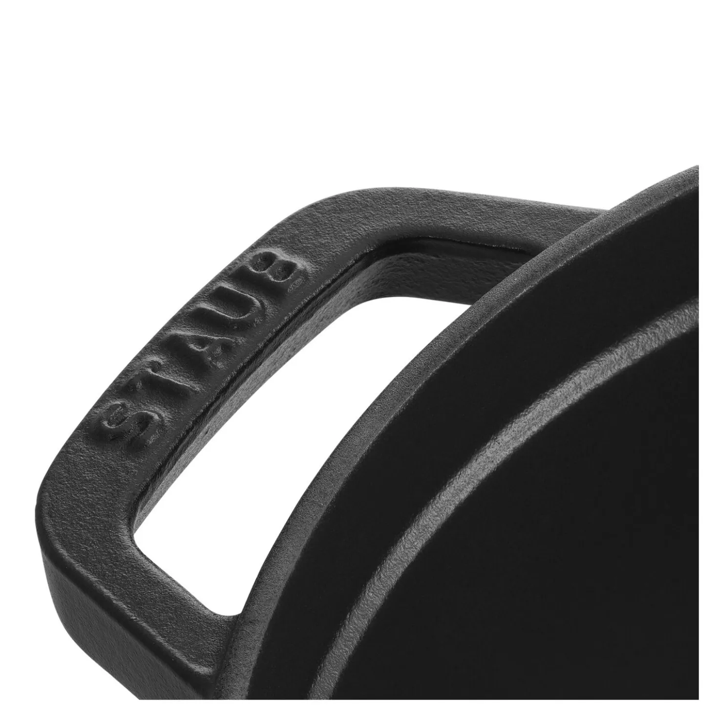 Cocotte 30 cm, Rond(e), Noir mat, Fonte