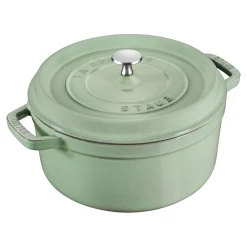 Cocotte 18 cm, Rond(e), Sauge, Fonte