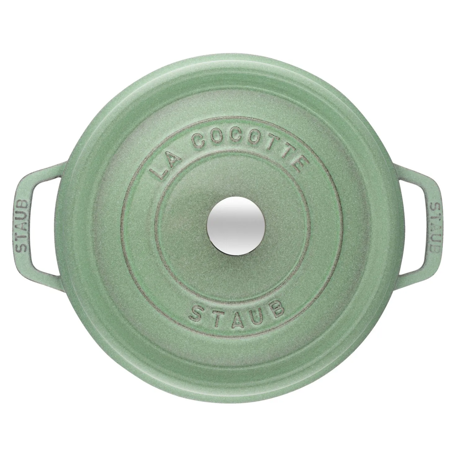 Cocotte 22 cm, Rond(e), Sauge, Fonte