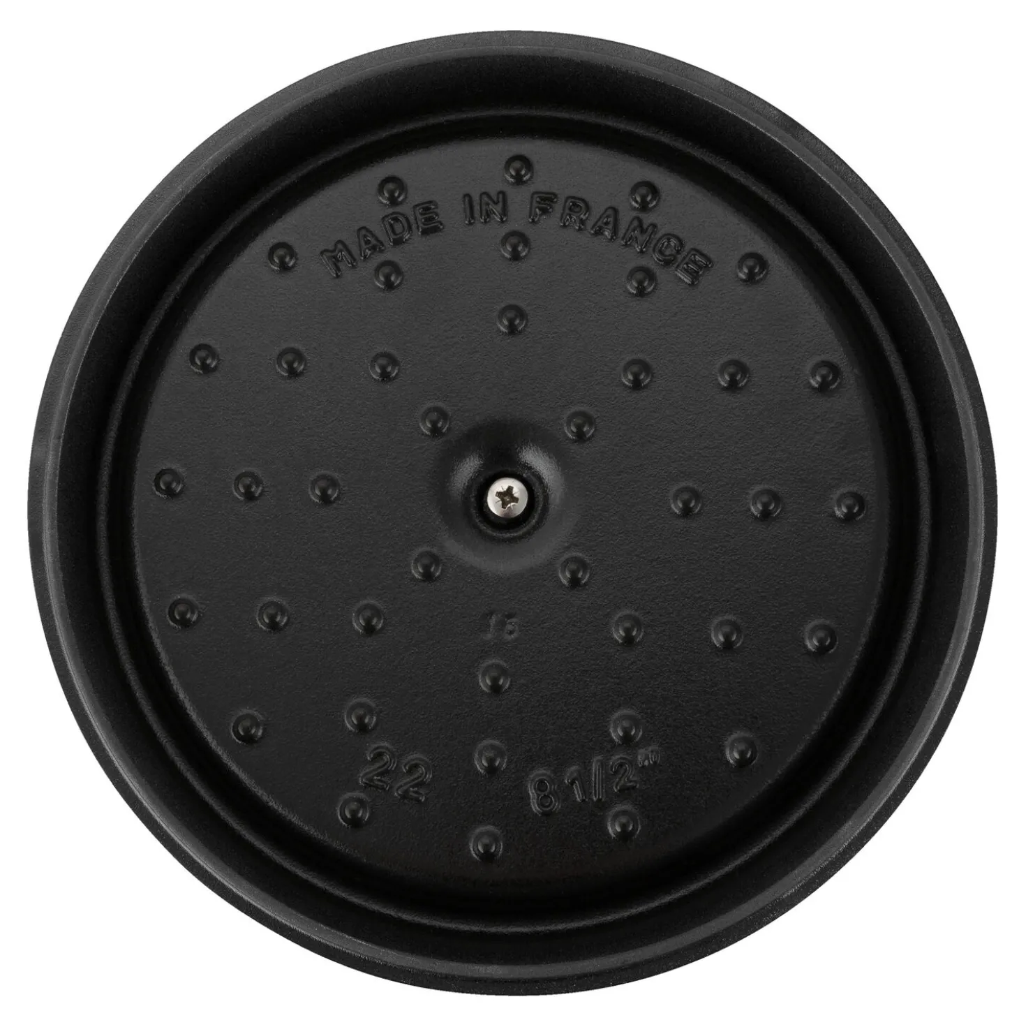 Cocotte 22 cm, Rond(e), Sauge, Fonte