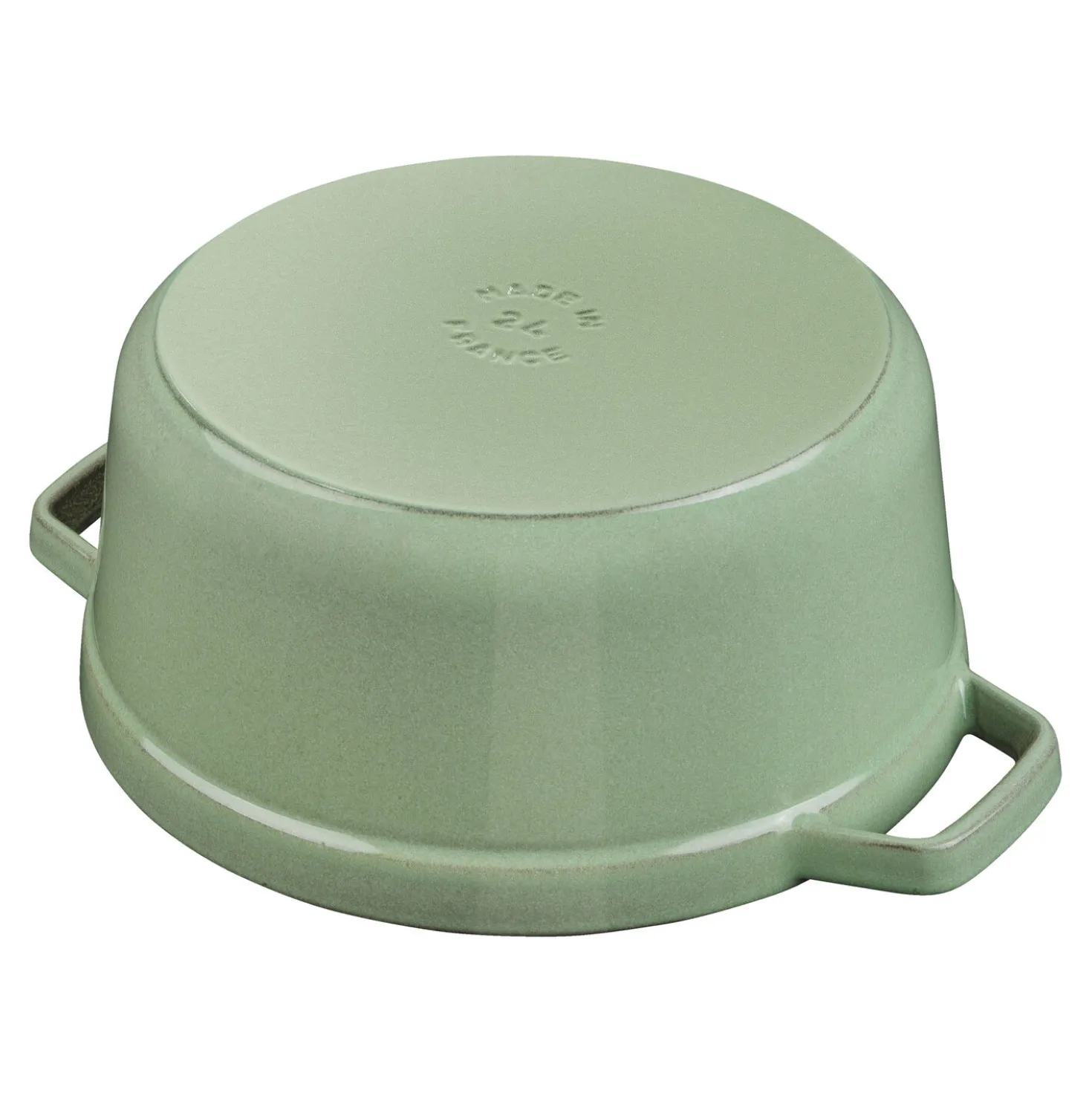 Cocotte 26 cm, Rond(e), Sauge, Fonte