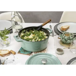 Cocotte 26 cm, Rond(e), Sauge, Fonte