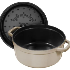 Cocotte 22 cm, Rond(e), Sésame, Fonte