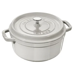 Cocotte 22 cm, Rond(e), Truffe blanche, Fonte