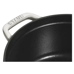 Cocotte 28 cm, Rond(e), Truffe blanche, Fonte