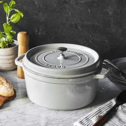 Cocotte 26 cm, Rond(e), Truffe blanche, Fonte
