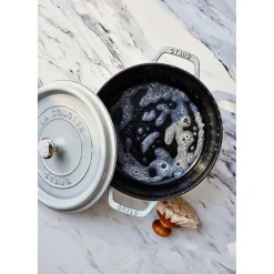 Cocotte 26 cm, Rond(e), Truffe blanche, Fonte