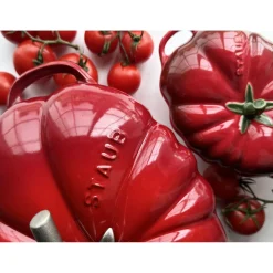 Cocotte 25 cm, Tomate, Cerise, Fonte