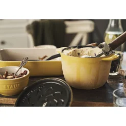 Cocotte à riz 16 cm, Rond(e), Citron, Fonte