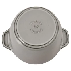 Cocotte à riz 16 cm, Rond(e), Gris graphite, Fonte