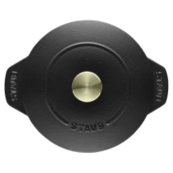 Cocotte à riz 16 cm, Rond(e), Noir mat, Fonte