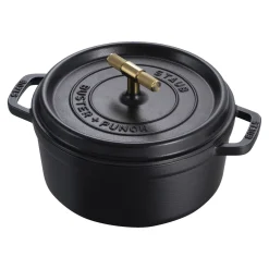 Cocotte Buster+Punch 24 cm, Rond(e), Noir mat, Fonte
