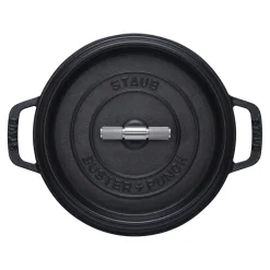 Cocotte Buster+Punch 24 cm, Rond(e), Noir mat, Fonte