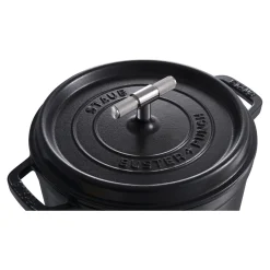 Cocotte Buster+Punch 24 cm, Rond(e), Noir mat, Fonte