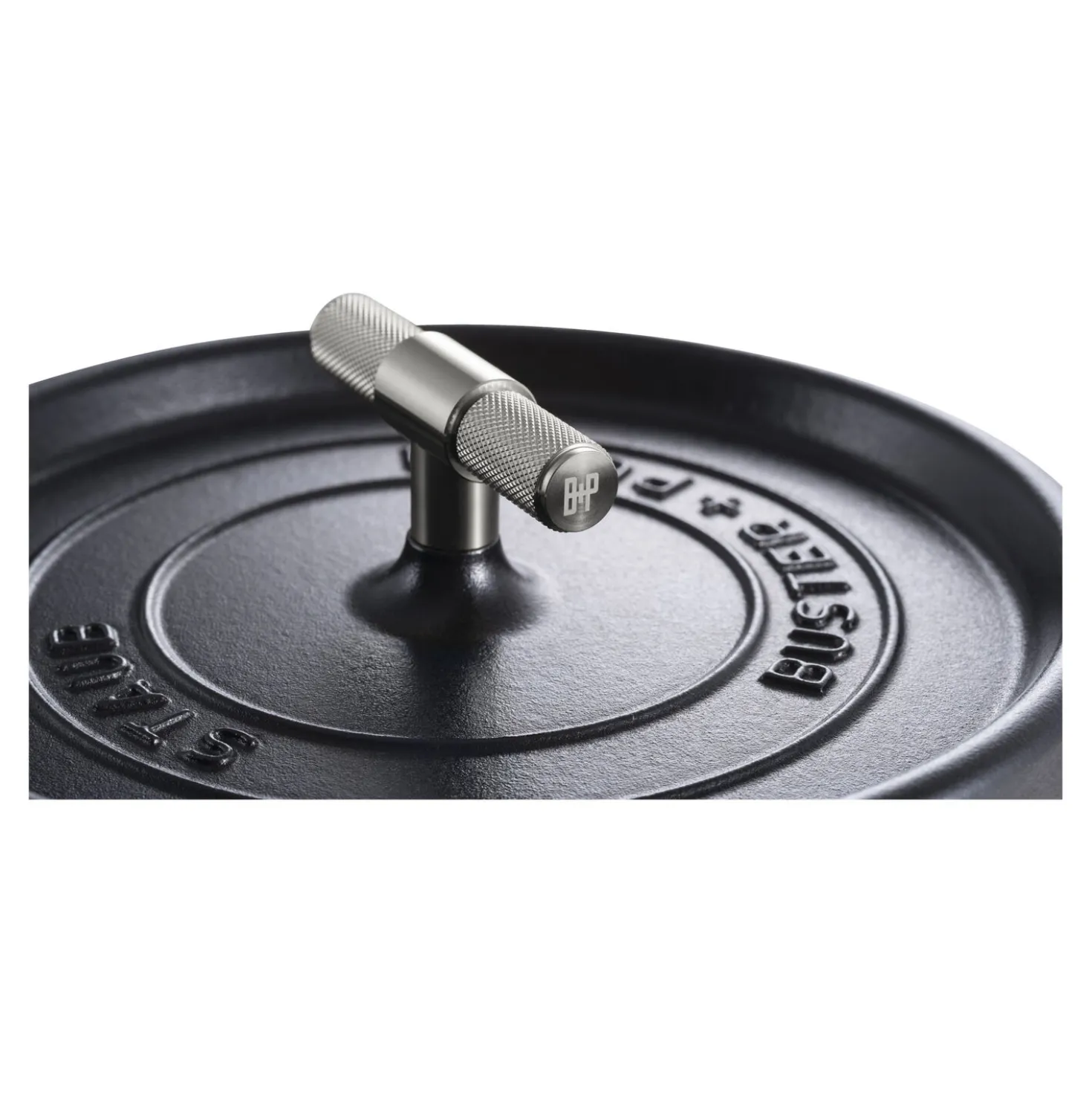 Cocotte Buster+Punch 24 cm, Rond(e), Noir mat, Fonte