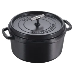 Cocotte Buster+Punch 28 cm, Rond(e), Noir mat, Fonte
