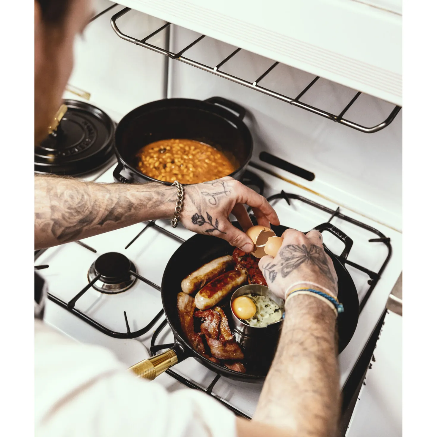Cocotte Buster+Punch 28 cm, Rond(e), Noir mat, Fonte