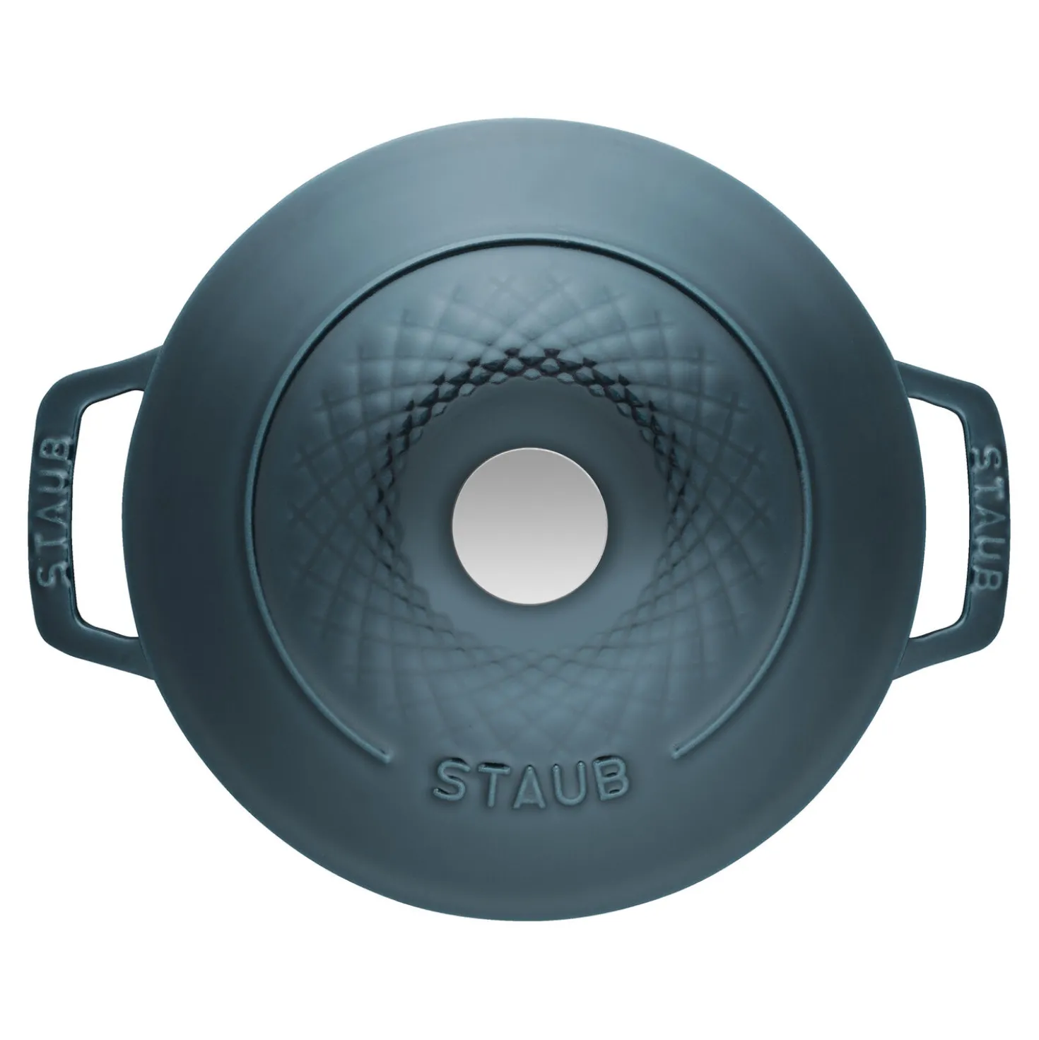 Cocotte twister 20 cm, Rond(e), La Mer, Fonte