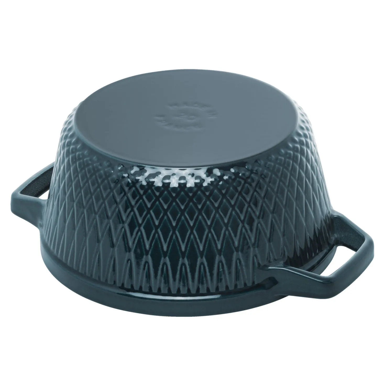 Cocotte twister 20 cm, Rond(e), La Mer, Fonte