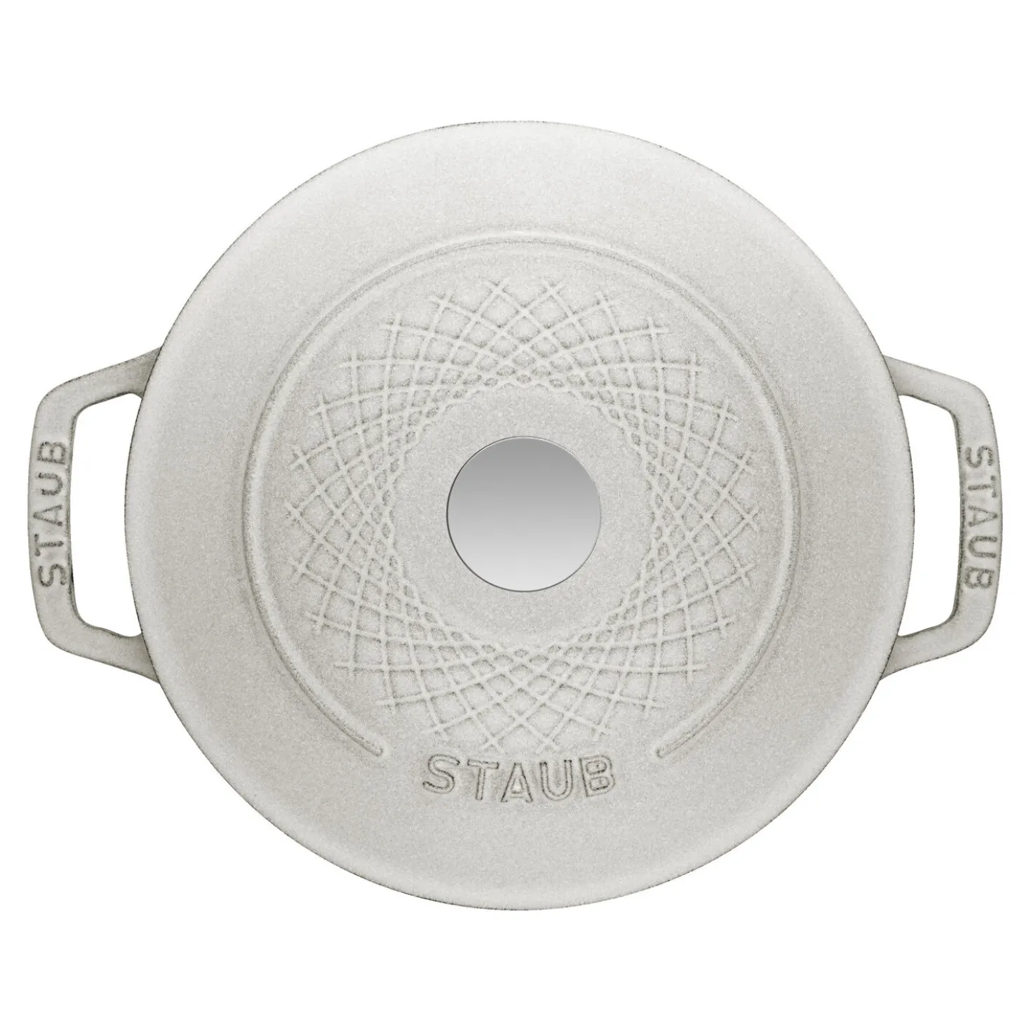 Cocotte twister 20 cm, Rond(e), Truffe blanche, Fonte