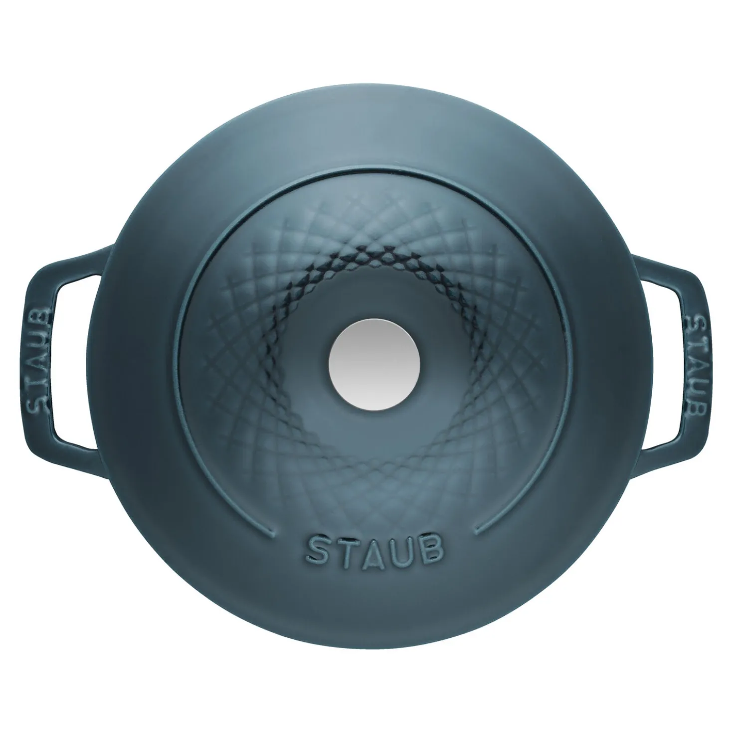 Cocotte twister 24 cm, Rond(e), La Mer, Fonte