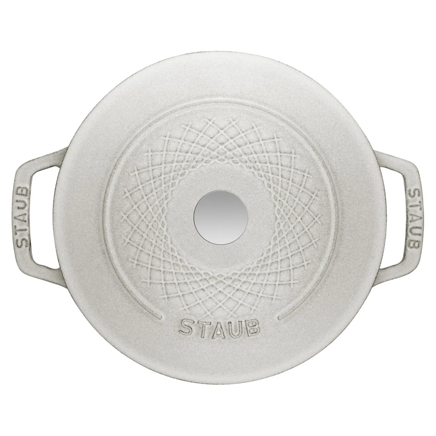 Cocotte twister 24 cm, Rond(e), Truffe blanche, Fonte