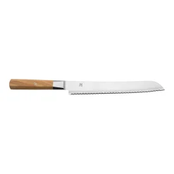 Couteau à pain 23 cm, Beige, tranchant dentelé