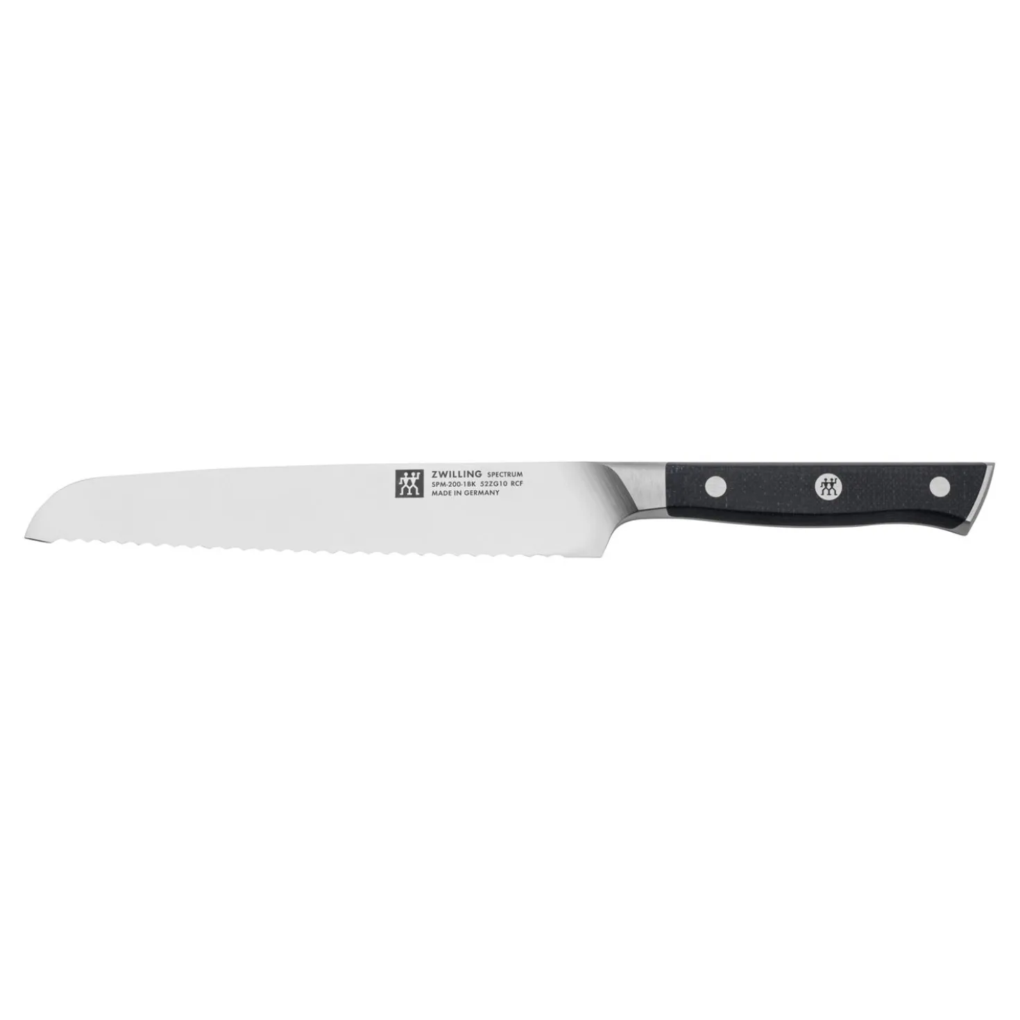 Couteau à pain 20 cm, tranchant dentelé
