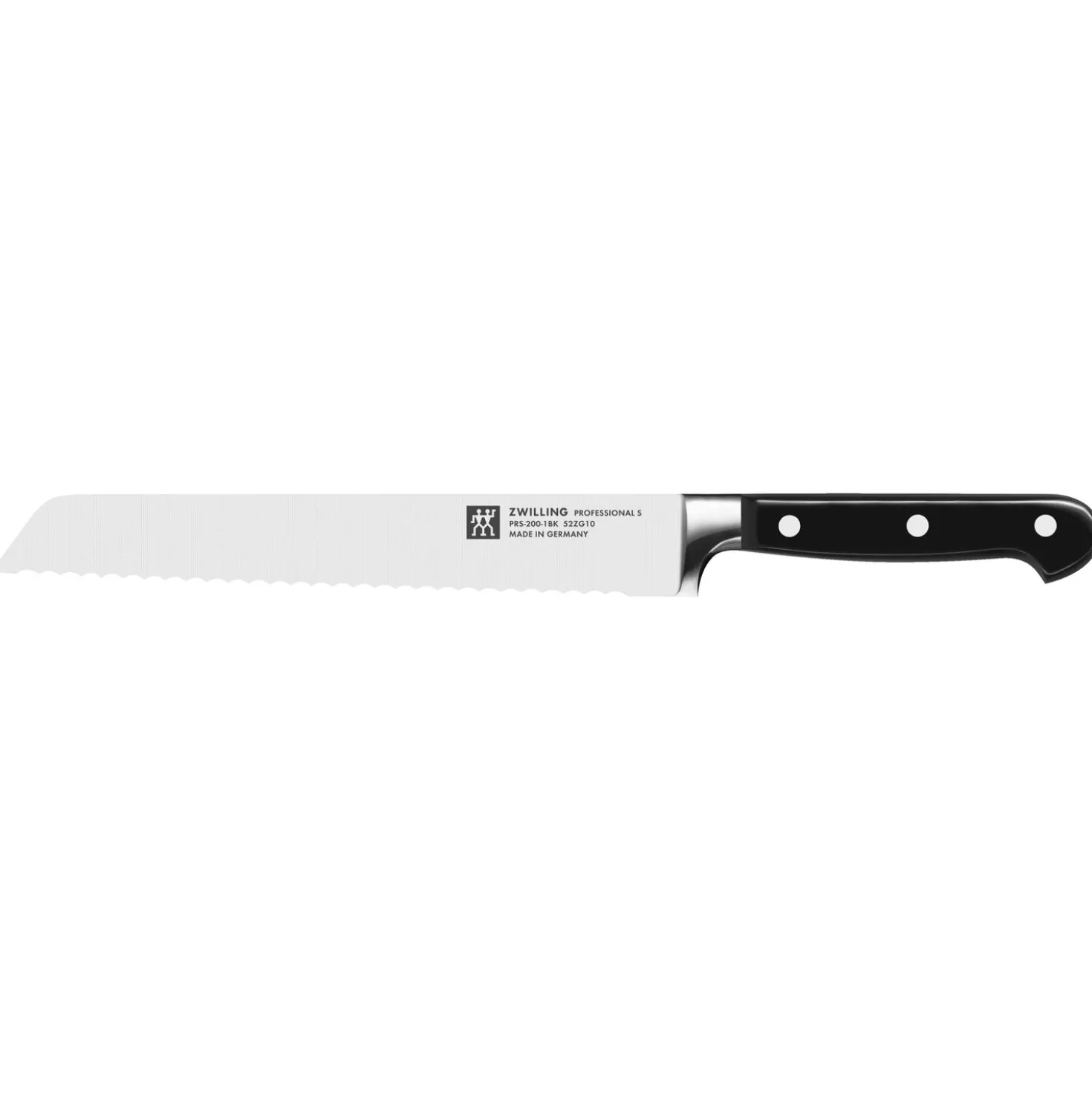 Couteau à pain 20 cm, tranchant dentelé