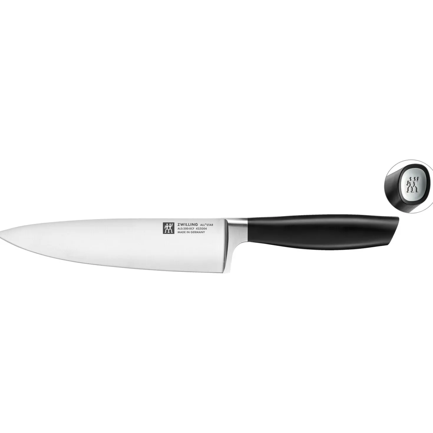 Couteau de chef 20 cm, Argent