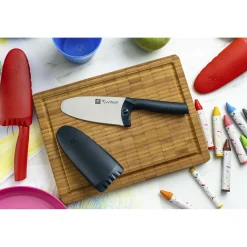 Couteau de chef 10 cm, Bleu