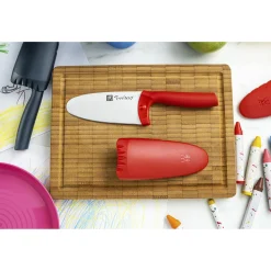 Couteau de chef 10 cm, Rouge