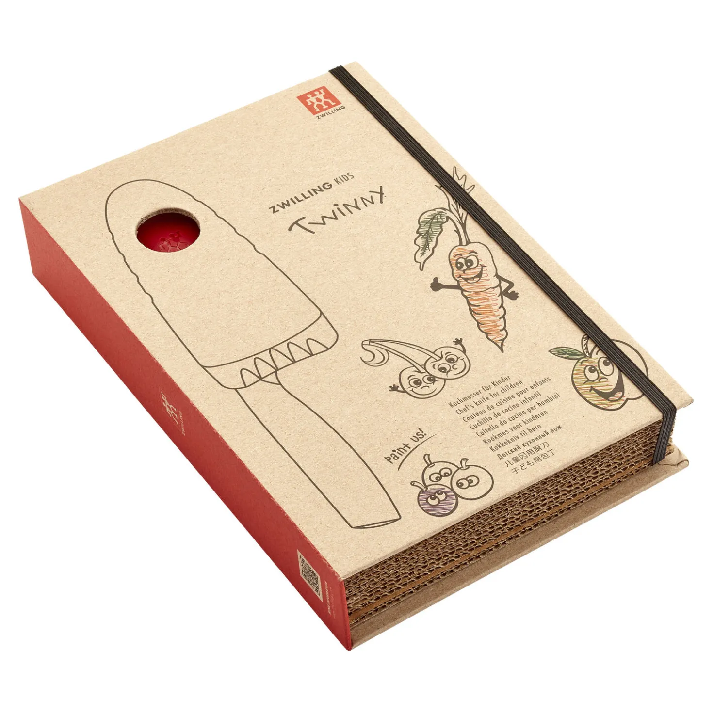 Couteau de chef 10 cm, Rouge