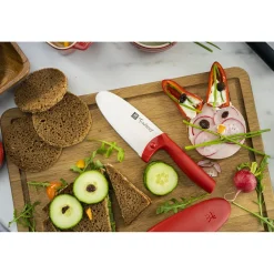 Couteau de chef 10 cm, Rouge