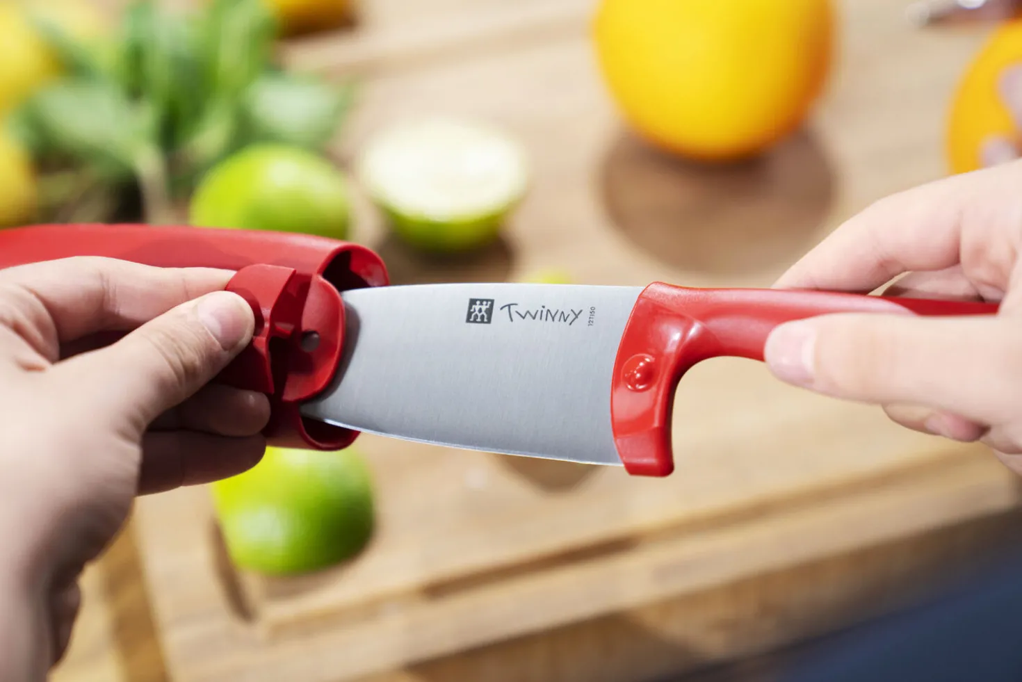 Couteau de chef 10 cm, Rouge