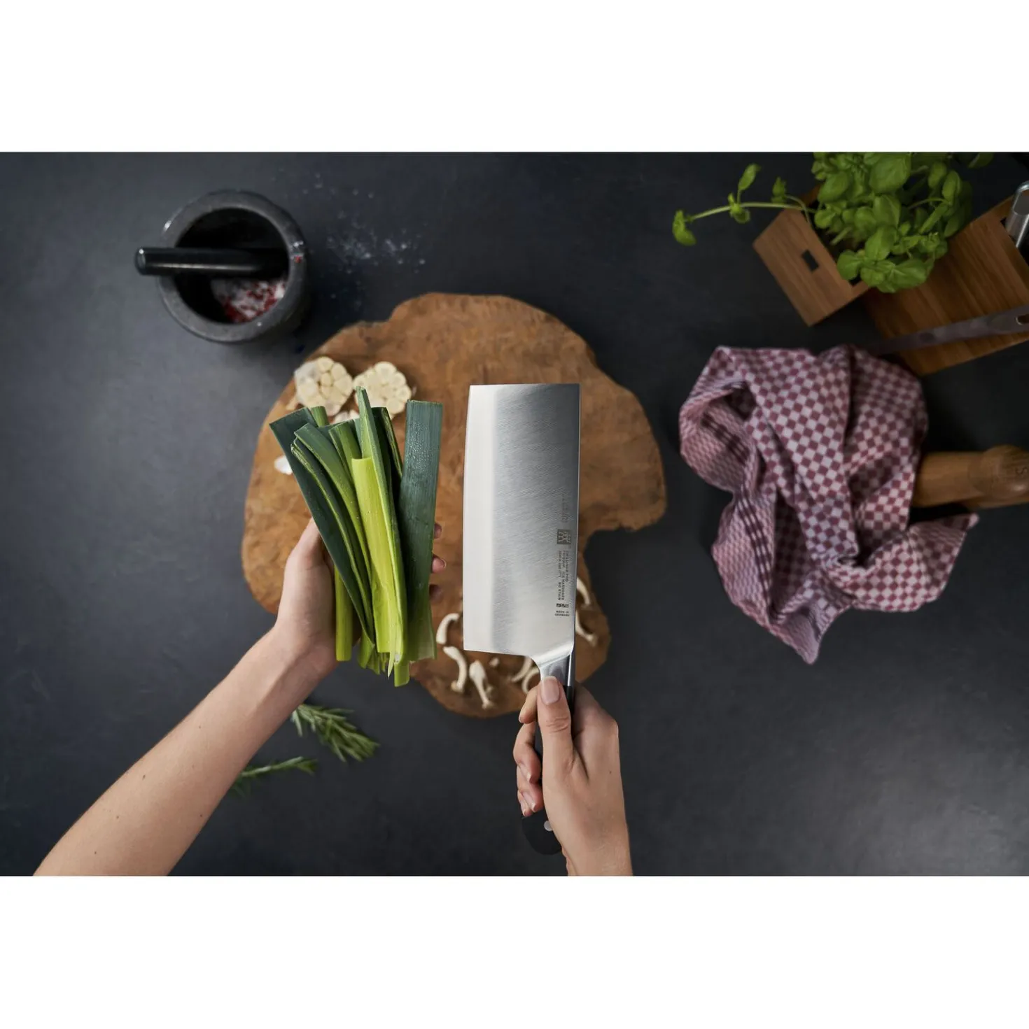 Couteau de chef chinois 18 cm