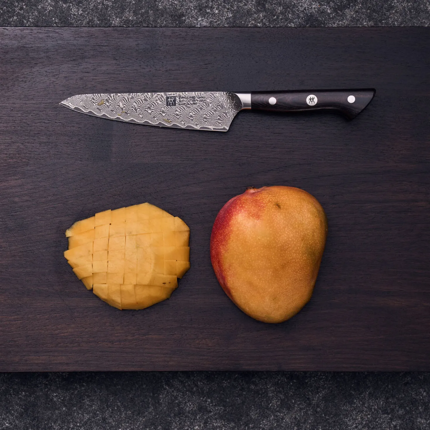 Couteau de chef compact 14 cm, Brun