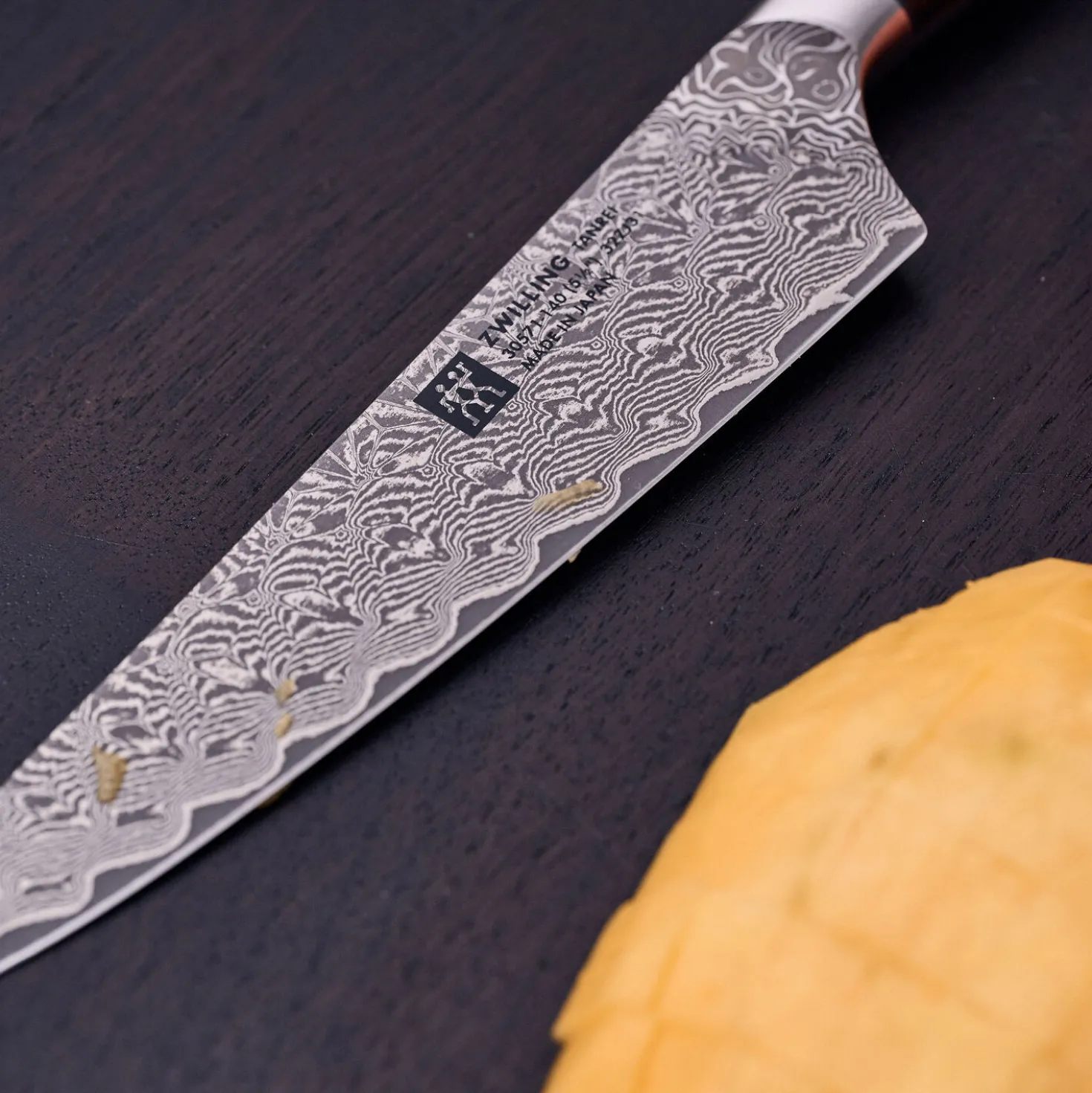 Couteau de chef compact 14 cm, Brun