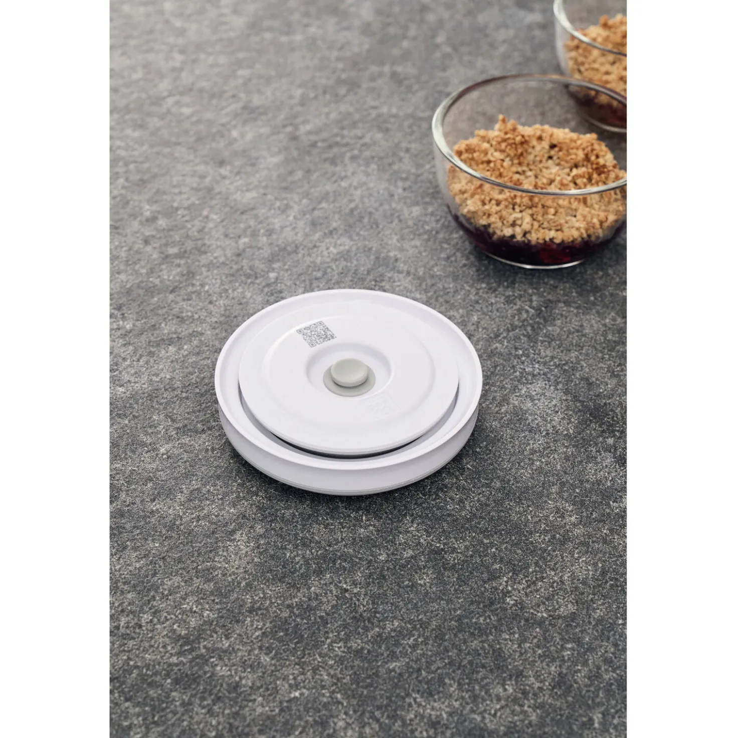 Couvercle de bol sous vide S / 12 cm, Blanc