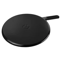 Crêpière 30 cm, Fonte, Noir brillant