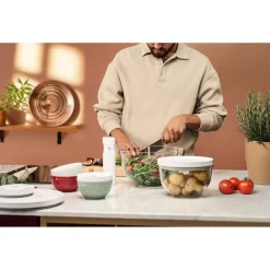 Ensemble de démarrage sous-vide, 15-pcs. /S/M/L, eucalyptus, Céramique / Verre