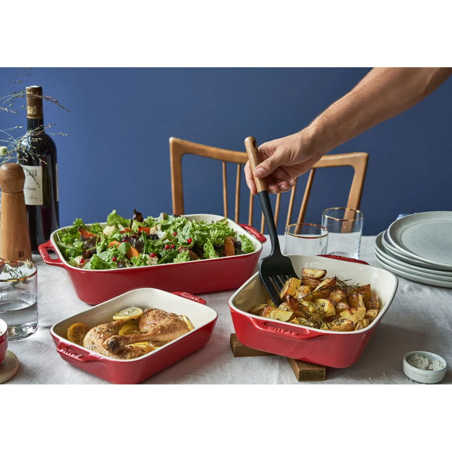 Ensemble de plats à four 3-pcs