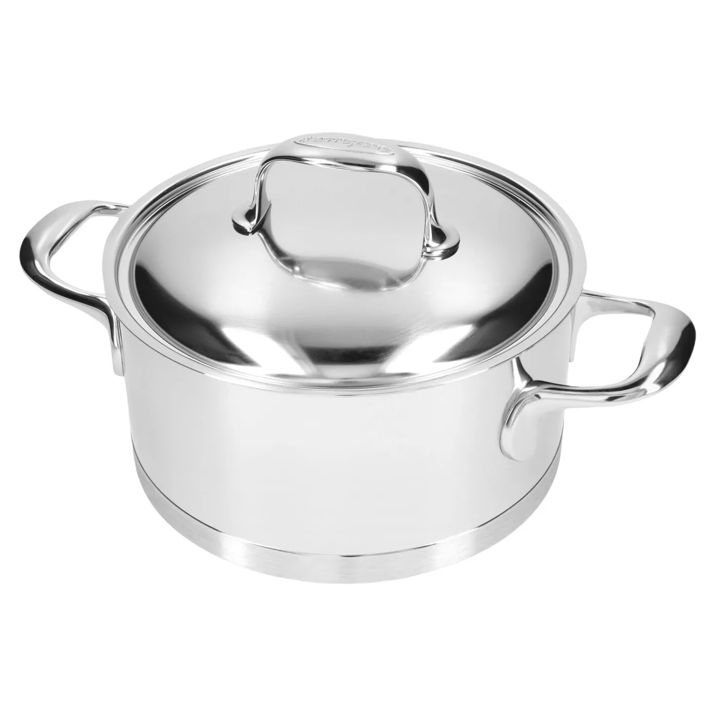Faitout avec couvercle 20 cm, Inox 18/10