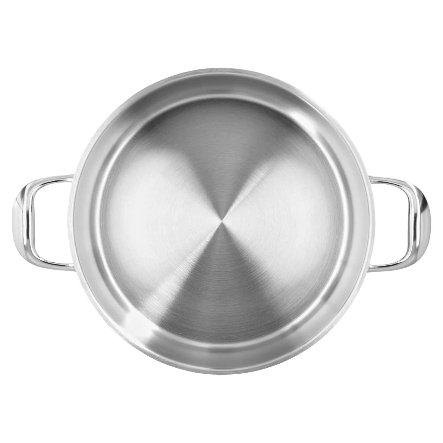 Faitout avec couvercle 24 cm, Inox 18/10