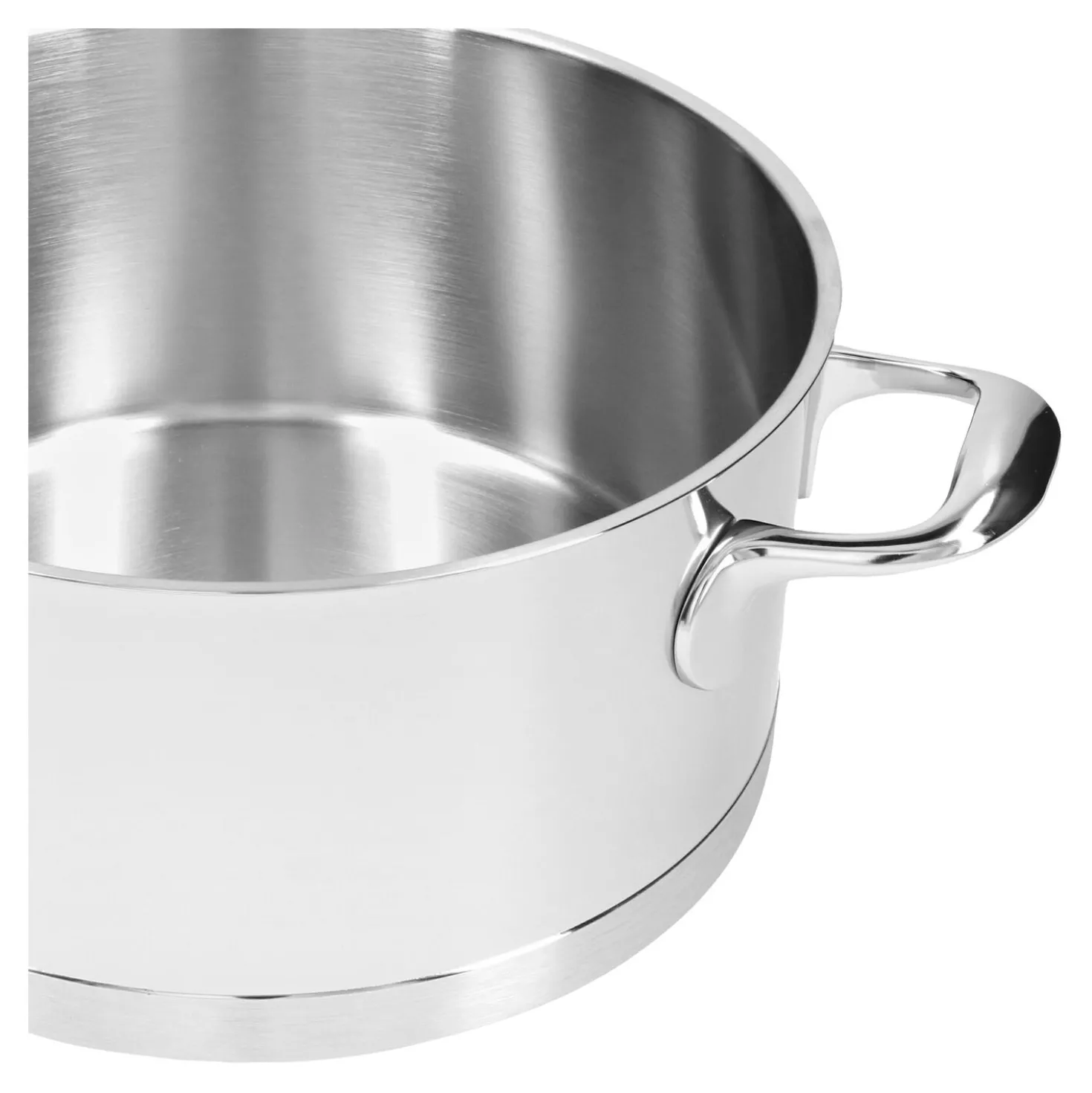 Faitout avec couvercle 24 cm, Inox 18/10