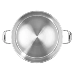 Faitout avec couvercle 28 cm, Inox 18/10