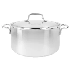 Faitout avec couvercle 24 cm, Inox 18/10